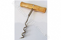 Штопор металлический с деревянной ручкой 312 ✅ базовая цена $0.21 ✔ Опт ✔ Скидки ✔ Заходите! - Интернет-магазин ✅ Фортуна-опт ✅