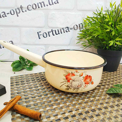 Ковш эмалированный 1,5 л 21082/2 Разное ✅ базовая цена 230.41 грн. ✔ Опт ✔ Скидки ✔ Заходите! - Интернет-магазин ✅ Фортуна-опт ✅