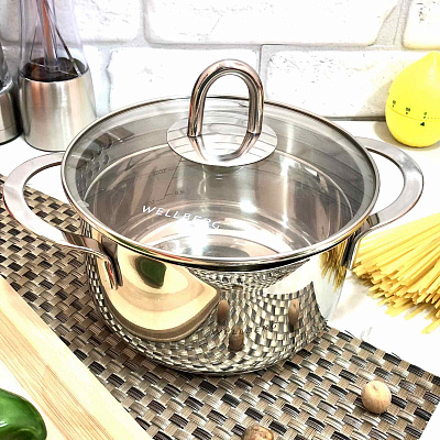 Кастрюля Wellberg WB 1079 - 1,9 л ✅ базовая цена $18.86 ✔ Опт ✔ Скидки ✔ Заходите! - Интернет-магазин ✅ Фортуна-опт ✅
