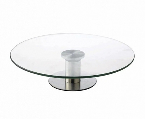 Тортовница крутящаяся на ножке 25 см - 6843 ✅ базовая цена 281.06 грн. ✔ Опт ✔ Скидки ✔ Заходите! - Интернет-магазин ✅ Фортуна-опт ✅