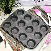 Форма для кексов мраморная A-Plus - 1145 ✅ базовая цена $3.98 ✔ Опт ✔ Скидки ✔ Заходите! - Интернет-магазин ✅ Фортуна-опт ✅