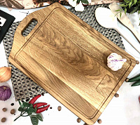 Доска разделочная Ясень 30*45см домик с вырезом  3045дсв ✅ базовая цена 289.13 грн. ✔ Опт ✔ Скидки ✔ Заходите! - Интернет-магазин ✅ Фортуна-опт ✅