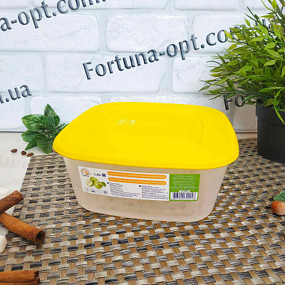 Контейнер квадратный Алеана 1,88 л 19 х 19 х 8,5 см 0493 ✅ базовая цена 20.44 грн. ✔ Опт ✔ Скидки ✔ Заходите! - Интернет-магазин ✅Фортуна-опт ✅