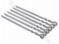 Шампура нержавеющие  A-Plus - 1835 (6 шт) ✅ базовая цена $3.36 ✔ Опт ✔ Скидки ✔ Заходите! - Интернет-магазин ✅ Фортуна-опт ✅