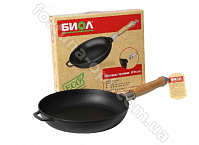 Низкая чугунная сковорода Биол со съемной ручкой 24 см 0124 ✅ базовая цена 248.24 грн. ✔ Опт ✔ Скидки ✔ Заходите! - Интернет-магазин ✅ Фортуна-опт ✅