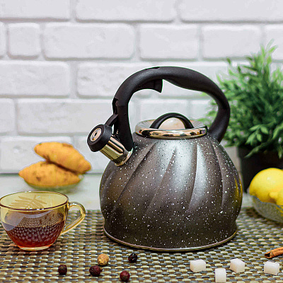 Чайник со свистком нержавеющая сталь A-Plus - 1328 - 3 л ✅ базовая цена $11.73 ✔ Опт ✔ Скидки ✔ Заходите! - Интернет-магазин ✅ Фортуна-опт ✅