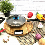 Сковорода мраморная с крышкой 22 см А-Плюс - 1107 ✅ базовая цена $11.33 ✔ Опт ✔ Скидки ✔ Заходите! - Интернет-магазин ✅ Фортуна-опт ✅