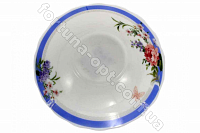 Салатник стеклокерамический №7 Голубой букет 6806 ✅ базовая цена 31.10 грн. ✔ Опт ✔ Скидки ✔ Заходите! - Интернет-магазин ✅ Фортуна-опт ✅