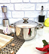 Кастрюля нержавеющая Empire - 5047 - 1,25 л ✅ базовая цена $9.24 ✔ Опт ✔ Скидки ✔ Заходите! - Интернет-магазин ✅ Фортуна-опт ✅