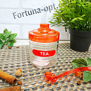 Банка стекло для специй с ложкой 320 мл красная 7075 ✅ базовая цена 39.13 грн. ✔ Опт ✔ Скидки ✔ Заходите! - Интернет-магазин ✅ Фортуна-опт ✅