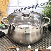 Кастрюля нержавейка с толстым дном Benson - 600 - 8 л ✅ базовая цена $20.26 ✔ Опт ✔ Скидки ✔ Заходите! - Интернет-магазин ✅ Фортуна-опт ✅