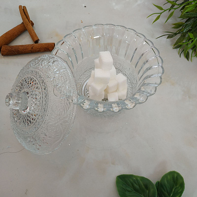 Сахарница с крышкой 200 мл Pasabahce Konya 97590  ✅ базовая цена 47.48 грн. ✔ Опт ✔ Скидки ✔ Заходите! - Интернет-магазин ✅ Фортуна-опт ✅