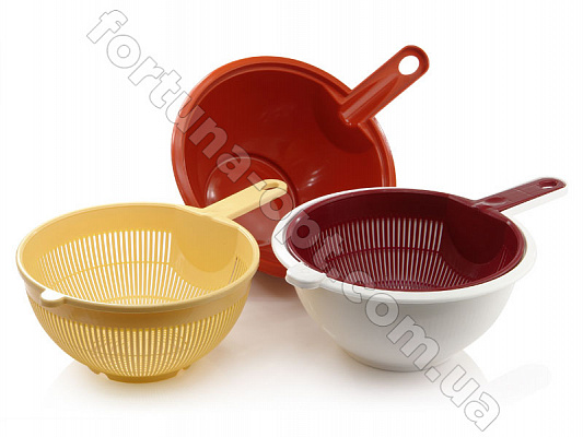 Дуршлаг с миской пластиковый - 0020 ✅ базовая цена 87.27 грн. ✔ Опт ✔ Скидки ✔ Заходите! - Интернет-магазин ✅ Фортуна-опт ✅