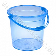 Ведро пластиковое 15 л без крышки прозрачное - 0759 ✅базовая цена 62.87 грн. ✔ Опт ✔ Скидки ✔ Заходите! - Интернет-магазин ✅ Фортуна-опт ✅