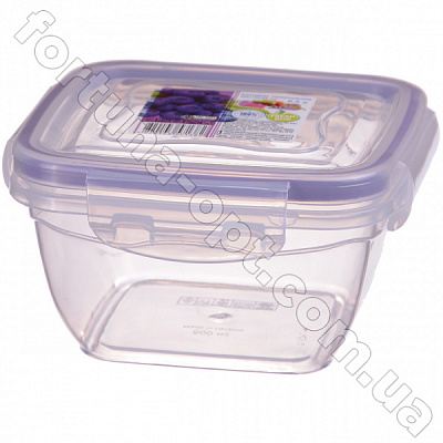 Контейнер Fresh квадратный 0,5 л - 0220 ✅ базовая цена 25.89 грн. ✔ Опт ✔ Скидки ✔ Заходите! - Интернет-магазин ✅Фортуна-опт ✅