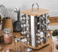 Набор для специй Edenberg EB - 4030 на вращающейся подставке  ✅ базовая цена $17.33 ✔ Опт ✔ Скидки ✔ Заходите! - Интернет-магазин ✅ Фортуна-опт ✅