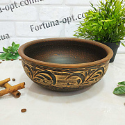 Макитра 4 л без крышки из красной глины - 7780 ✅ базовая цена 121 грн. ✔ Опт ✔ Скидки ✔ Заходите! - Интернет-магазин ✅ Фортуна-опт ✅