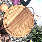 Доска  Дуб 25см  кругл с подвеской  2525ксп ✅ базовая цена $4.91 ✔ Опт ✔ Скидки ✔ Заходите! - Интернет-магазин ✅ Фортуна-опт ✅