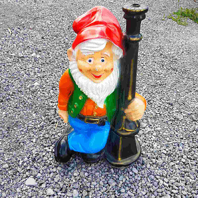 Гном большой у фонаря 69 см полимер 0024 ✅ базовая цена 564.77 грн. ✔ Опт ✔ Скидки ✔ Заходите! - Интернет-магазин ✅ Фортуна-опт ✅