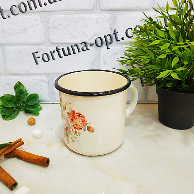 Кружка эмалированная 1,0 л 0107/2 Микс ✅ базовая цена 190.03 грн. ✔ Опт ✔ Скидки ✔ Заходите! - Интернет-магазин ✅ Фортуна-опт ✅