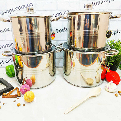 Набор посуды большие кастрюли Edenberg EB - 521➜ Опт и розница ✅ актуальная цена -Интернет магазин ✅ Фортуна ✅