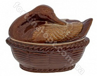 Жаровня керамическая для запекания в духовке и на огне  Лебедь ✅ базовая цена 71.04 грн. ✔ Опт ✔ Скидки ✔ Заходите! - Интернет-магазин ✅ Фортуна-опт ✅