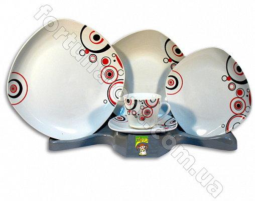 Столовый набор Elina EL - 1140B (30 предметов) ✅ базовая цена 648.94 грн. ✔ Опт ✔ Скидки ✔ Заходите! - Интернет-магазин ✅ Фортуна-опт ✅