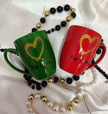 Чашка 340 мл "Для нее и для него" 2628 ✅ базовая цена 70.02 грн. ✔ Опт ✔ Скидки ✔ Заходите! - Интернет-магазин ✅ Фортуна-опт ✅