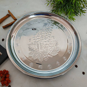 Разнос нержавеющий 32 см - 1734 ✅ базовая цена 62.52 грн. ✔ Опт ✔ Скидки ✔ Заходите! - Интернет-магазин ✅ Фортуна-опт ✅