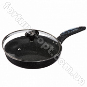 Сковорода с крышкой A-PLUS 26 см (1728) Мраморный ✅ базовая цена $10.92 ✔ Опт ✔ Скидки ✔ Заходите! - Интернет-магазин ✅ Фортуна-опт ✅
