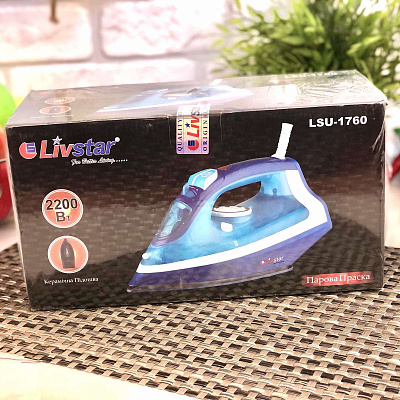1760 Утюг с отпариванием керамика (Фр)/нет ✅ базовая цена $13.28 ✔ Опт ✔ Скидки ✔ Заходите! - Интернет-магазин ✅ Фортуна-опт ✅
