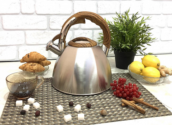 Чайник со свистком (нержавеющая сталь) 3 л A-Plus - 1377 ✅ базовая цена $15.74 ✔ Опт ✔ Скидки ✔ Заходите! - Интернет-магазин ✅ Фортуна-опт ✅