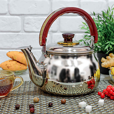 Чайник нержавеющий музыкальный 3 л (20см) A-Plus - 9029 ✅ базовая цена $9.58 ✔ Опт ✔ Скидки ✔ Заходите! - Интернет-магазин ✅ Фортуна-опт ✅