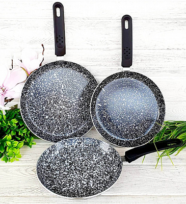 Сковорода блинная д-28 мрамор А-Плюс - 1512++ ✅ базовая цена $6.70 ✔ Опт ✔ Скидки ✔ Заходите! - Интернет-магазин ✅ Фортуна-опт ✅