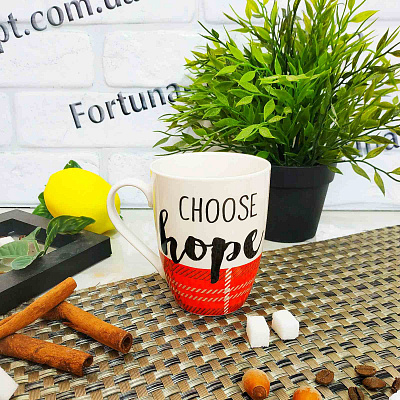 Чашка керамическая 360 мл "Wishes" 2185-08 ✅ базовая цена 52.33 грн. ✔ Опт ✔ Скидки ✔ Заходите! - Интернет-магазин ✅ Фортуна-опт ✅