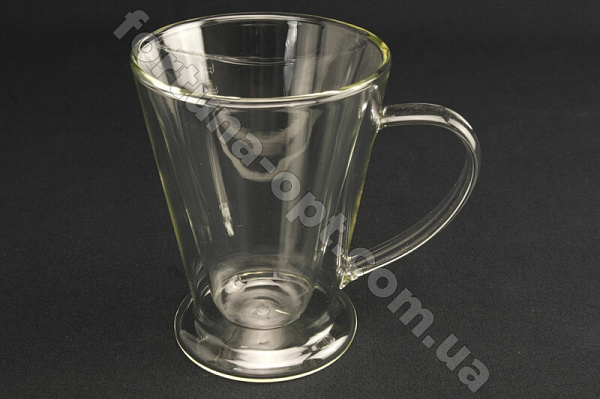 Чашка стеклянная 250 мл двойная стенка Латте A-Plus -7009 ✅ базовая цена $2.84 ✔ Опт ✔ Скидки ✔ Заходите! - Интернет-магазин ✅ Фортуна-опт ✅