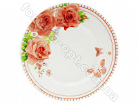 Тарелка стеклокерамика №8 Розовая Роза - 1071/031 ✅ базовая цена 41.17 грн. ✔ Опт ✔ Скидки ✔ Заходите! - Интернет-магазин ✅ Фортуна-опт ✅