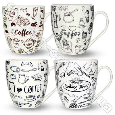 Чашка фарфор 600 мл Кухня 050-600-10 ✅ базовая цена 54.81 грн. ✔ Опт ✔ Скидки ✔ Заходите! - Интернет-магазин ✅ Фортуна-опт ✅