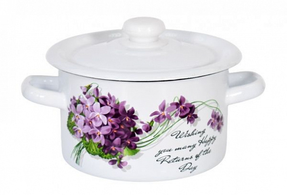 Кастрюля эмалированная 2,0 л "242 Виола" ✅ базовая цена 198.56 грн. ✔ Опт ✔ Скидки ✔ Заходите! - Интернет-магазин ✅ Фортуна-опт ✅