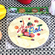 Подставка под горячее бамбук круглая с рис 3331 ✅ базовая цена $0.63 ✔ Опт ✔ Скидки ✔ Заходите! - Интернет-магазин ✅ Фортуна-опт ✅