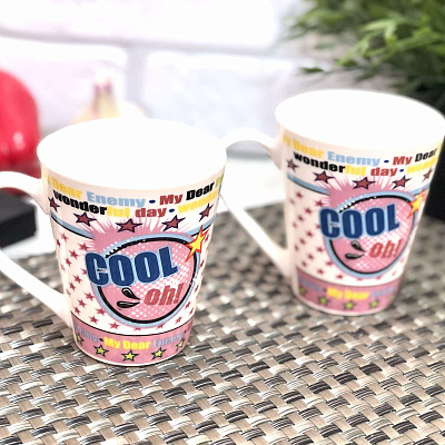 Чашка керамическая 310 мл Молодежная - 13336 ✅ базовая цена 38.99 грн. ✔ Опт ✔ Скидки ✔ Заходите! - Интернет-магазин ✅ Фортуна-опт ✅