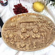 Панно в бежевом цвете Хатынка 7326 ✅ базовая цена $62.16 ✔ Опт ✔ Скидки ✔ Заходите! - Интернет-магазин ✅ Фортуна-опт ✅