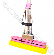 Швабра с двойным отжимом Гламур Серебро и алюминиевой ручкой - 2030с ✅ базовая цена $5.16 ✔ Опт ✔ Скидки ✔ Заходите! - Интернет-магазин ✅ Фортуна-опт ✅