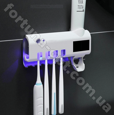 Диспенсер для зубных щеток с дозатором  свитящийся TV 000189 ✅ базовая цена $8.67 ✔ Опт ✔ Скидки ✔ Заходите! - Интернет-магазин ✅ Фортуна-опт ✅