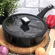 Сковорода с гранитным покрытием глубокая A-Plus - 1506 - 24 см ✅ базовая цена $19.49 ✔ Опт ✔ Скидки ✔ Заходите! - Интернет-магазин ✅ Фортуна-опт ✅