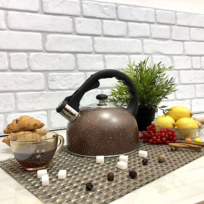 Чайник нержавеющий со свистком 2,5 л A-Plus - 1338 ✅ базовая цена $9.05 ✔ Опт ✔ Скидки ✔ Заходите! - Интернет-магазин ✅ Фортуна-опт ✅