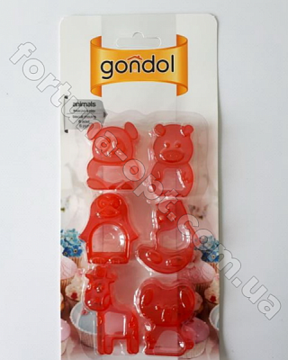 Форма для печенья пл 6 шт/наб животные 250-09277 ✅ базовая цена $0.96 ✔ Опт ✔ Скидки ✔ Заходите! - Интернет-магазин ✅ Фортуна-опт ✅