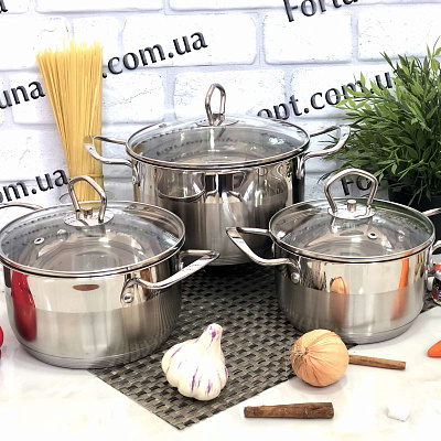 Набор посуды 6 предметов A-Plus - 1294➜ Опт и розница ✅ актуальная цена -Интернет магазин ✅ Фортуна ✅