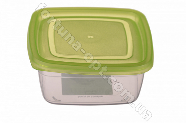 Контейнер пищевой квадратный эконом 0,9 л - 0790 ✅ базовая цена 12.80 грн. ✔ Опт ✔ Скидки ✔ Заходите! - Интернет-магазин ✅Фортуна-опт ✅