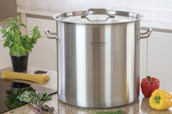 Кастрюля 15 л с толстым дном Edenberg EB - 3772 ✅ базовая цена $36.83 ✔ Опт ✔ Скидки ✔ Заходите! - Интернет-магазин ✅ Фортуна-опт ✅